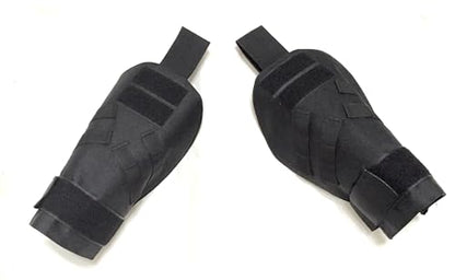 Airsoft Tactical Molle Shoulder Deltoid & Groin Pads 800D Nylon 1 Set Black