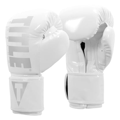 TITLE Boxing Inferno Intensity Elastic Training Gloves - color: White, size: 18 oz