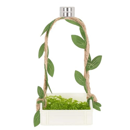 Jumping Spider Enclosure Accessories Jumping Spider Hammock 3 Pcs Set with Artificial Moss and Hemp Rope Accents Habitat Decoration Habitat Decoration Set Climbing Toy for Small Pet