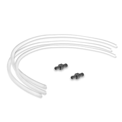 3x Milk Tubes Hoses L=36cm/14.17in compatible for the most Jura Miele Melitta Coffee Machines +2x Connector Nipples