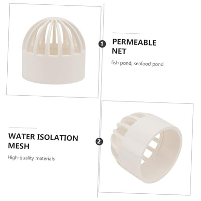 2pcs Permeable Cover for Aquariums and Seafood Ponds Durable Fish Tank Screen Smooth Flow Design Easy Installation Inner - size: 5.5x5.5cm