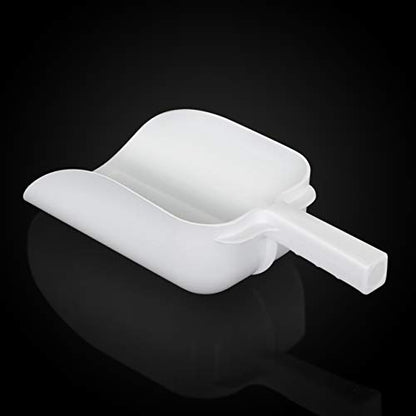 New Star Foodservice Commercial Grade Polycarbonate Plastic Utility Ice Scoop, White, 64 oz - color: White, size: 64 oz.