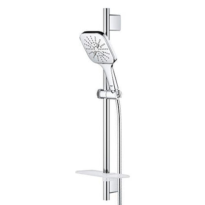 GROHE 26585000 Rainshower SmartActive 24" Shower Slide Bar Kit - 3 Sprays, 1.75 gpm, Starlight Chrome