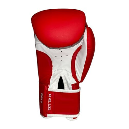 Ringside Striker Boxing Training Sparring Gloves - color: Black/White, size: Small-Medium