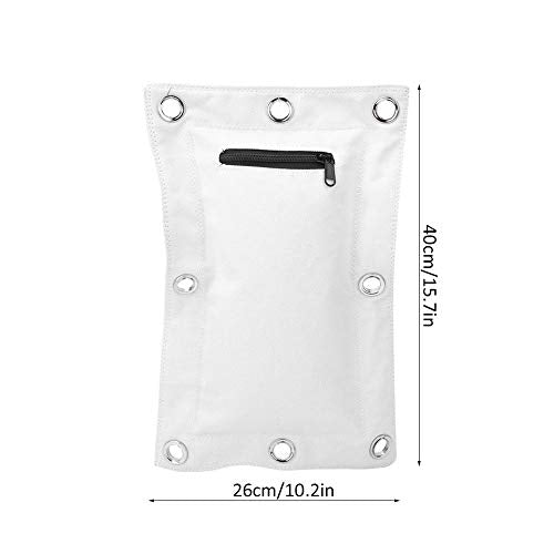 Wing Chun Wall Target, Canvas Punch Empty Sand Bag Target with Zipper Wing Chun Striking Target Wall Mounted Striking Sand Bag for Boxing Muay Thai Sanda