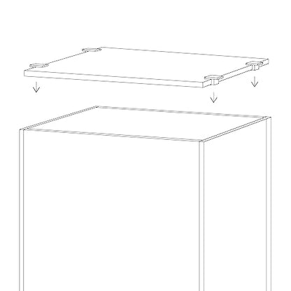 4mm Thick Clear Glass Aquarium Lid, Includes 4 Clips for Secure Placement, 432 X 230mm(17.01x9.06 inches) for 440-444 mm Inner Length Aquariums, Adapted to LANDEN SD453030 - size: 432x230mm (1 pc)