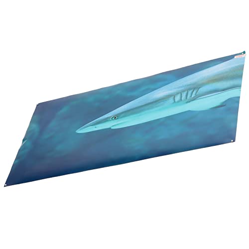 Aquarium Background Paper, Self Adhesive PVC Fish Tank Wallpaper Sticker with 3D Clear Decoration, Fade Underwater Theme Poster for Glass Aquariums (61 * 30CM) - size: 61*30CM