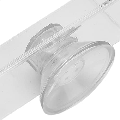 Fish Feeding Ring, Anti Floating Transparent Acrylic Aquarium Feeder, 6x10cm Fish Food Feeding Accessory, 4.33in Length 0.13lb Weight (Small Size 6 * 10cm) - size: Small size 6*10cm
