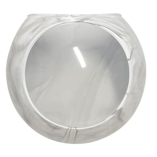 Transparent Wall Flower Pot | Strong Adhesive Silicone Vase Wall Plant Pot,Fish Tank Mount, Clear Terrarium Air Plant Holder Propagation Station for Hydroponics Plants - color: Ice Grey