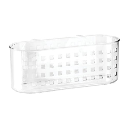 iDesign Hanging Suction Shower Caddy Basket for Bathroom Storage - Clear - Made in USA - style: Pack of 1