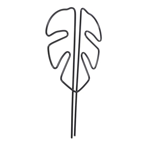 Monstera Leaf Shaped Plant Support Stake Reusable Plant Growth Stand for Enhanced Stability and Decoration Prevents Toppling for Indoor