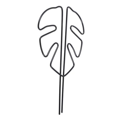Monstera Leaf Shaped Plant Support Stake Reusable Plant Growth Stand for Enhanced Stability and Decoration Prevents Toppling for Indoor