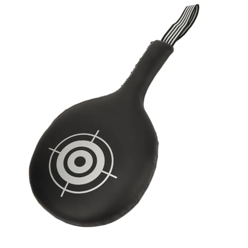 Boxing Target Paddle Kickboxing Striking Target Pad Martial Arts Training Equipment for Tae Kwon Do Karate Kickboxing Martial Arts Training - color: Black