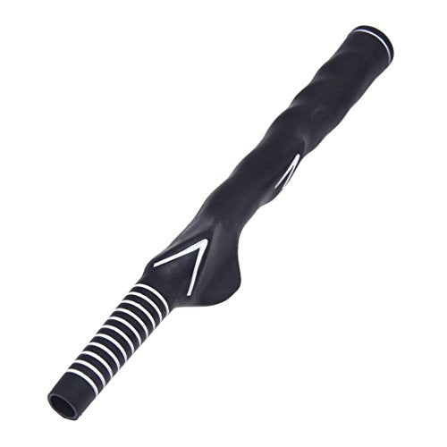 Right-Handed Golf Swing Training Grip Trainer, Black - color: 1 Pack