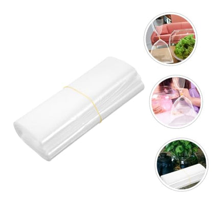 POPETPOP 50pcs Clear Plastic Fish Packing Bags Shipping Bags for Fish Transport Storage for Pet Stores Food Service Industries