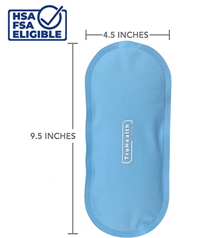 Gel Cold Compression Ice Pack, Reusable, Knee and Back, Blue