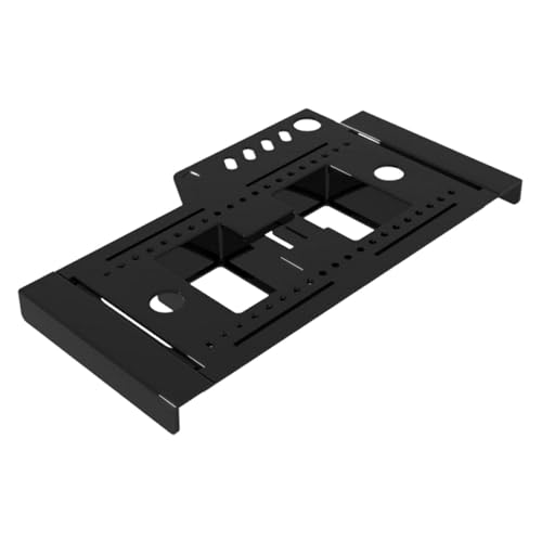 Fish Tank Organizer Aquarium Shelf Storage Tools Retractable PP Practical Easy Installation Suitable for Aquarium Home Storage Accessories, Black