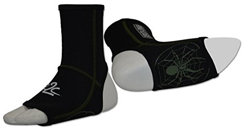 Ring to Cage Spider Grip Ankle/Foot Grips for Muay Thai, MMA, Kickboxing - size: Large