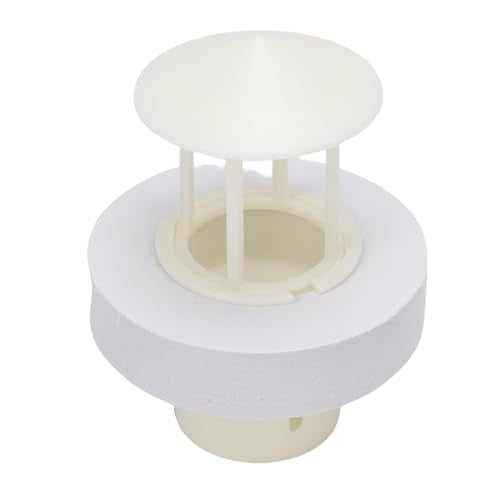 Fish Tank Atomizer Float Water Aquarium Mist Maker Splash Guard Floating Buoy Accessory for Pond Water Fountain White