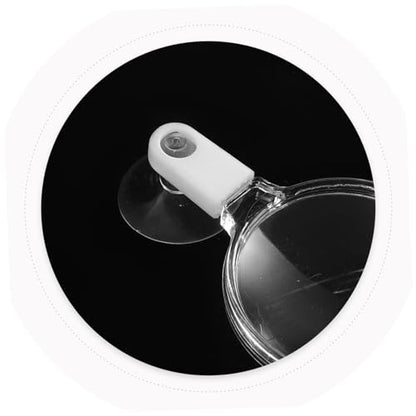 Happyyami Aquarium Magnifier with Suction Cup Microlandscape Viewer for Fish Tank Easy Installation Magnifying Glass for Small Animals and Plants Observation Exceptional Clarity