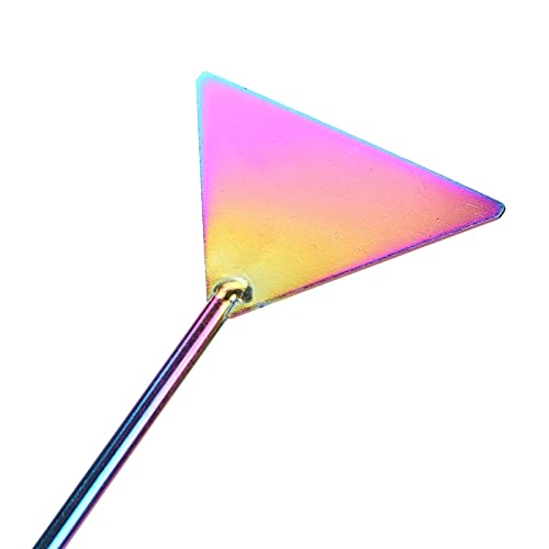 SUNGOOYUE Substrate Spatula Aquarium, Stainless Steel Sand Flattener Aquascaping Tool 32cm for Fish Tank Maintenance, Smooth Substrate Leveling, Plant Layout, Long Handle for Aquarists