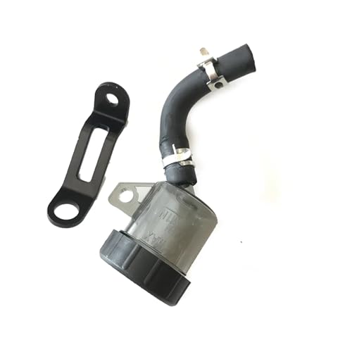 Motorcycle Brake Fluid Reservoir Cover Brake Oil Tank Motorcycle Hydraulic Clutch Master Cylinder Brake Pump Reservoir Cup Set Repair Bracket Holder Radial Brake Lever - color: Black bracket and A