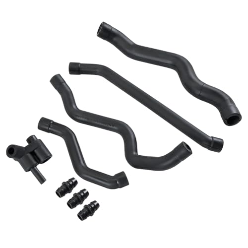 Crankcase Ventilation Hose Kit Air Intake Tube Connector Compatible with Mercedes Benz 1998-2011 Replace 1120180382 1120180482 1120180282 1120180182