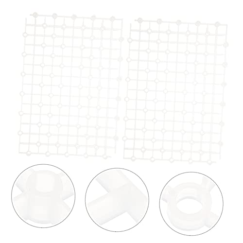 2pcs -Resistant Aquarium Divider Panels for Fish Tank Professional Gravel Board Isolation System Easy to Install Bottom Accessory
