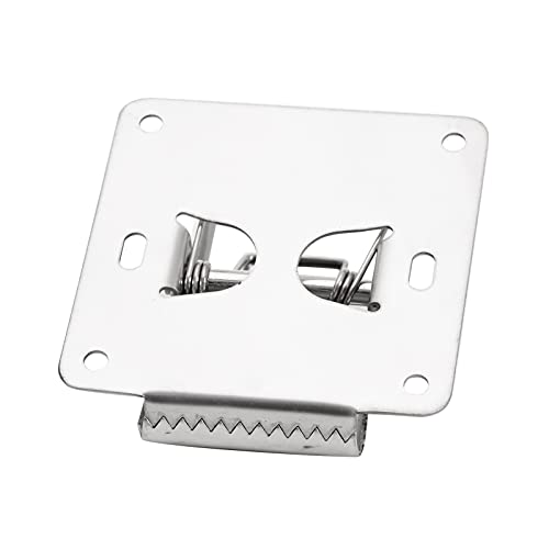 Fish Tail Clip, Fillet Clamp Picnic DIY Fish Tail Clip Stainless Steel with Screw Deep-jaw Home