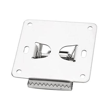 Fish Tail Clip, Fillet Clamp Picnic DIY Fish Tail Clip Stainless Steel with Screw Deep-jaw Home