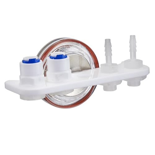 AquaReady DTH-1 Magnetic Dosing Tube Holder for Aquariums – Durable Acrylic Mount with Quick Connect Fittings for Dosing Pumps, Auto Top Off, Saltwater & Freshwater Tubing Management
