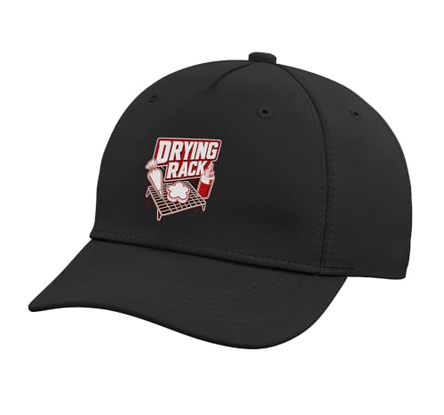 Drying Rack Baking Pastry Chef Adjustable Baseball Hat - color: Black