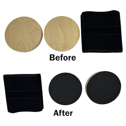 Menolana Rotating Discs, Wooden Rotator Discs, Compact Versatile for Women and Men, Pilates Equipment, Twist Board Strengthen