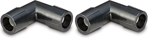 Rain Bird EFE25-1PS Drip Irrigation Easy Fit Universal Elbow, Fits All 1/2" and 5/8" Tubing (Pack of 2) - size: Pack of 2, style: Elbow