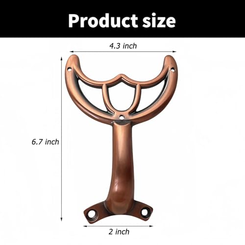 5 Pcs 52’’Ceiling Fan Blades Arms Replacement,Ceiling Fan Blades Arms Replacement Parts Mounting Bracket Kit for Replacing The Worn Fan Blades,Keep The Balance and Good Performance (Copper) - color: Copper
