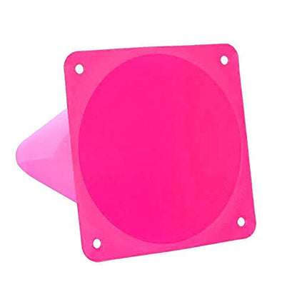 Alyoen 9 inch Traffic Cones, Plastic Sport Cones, Pink Soccer Training Cones for Outdoor Activity & Festive Events (Sets of 10/15/ 20) - color: 10 Pack-Pink