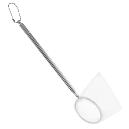 UPKOCH Mini Telescopic Aluminum Alloy Fishing Net Lightweight Compact Shrimp Scoop for Aquarium Use Delicate