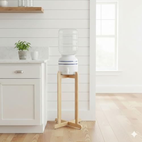 5 Gallon Glass Water Jug | Plastic‑Free Pure Water Storage Bottle | BPA‑Free, No Microplastics, Reusable Glass Container for Drinking Water, Fits Home Water Dispensers