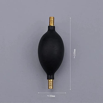 Manual Liquids Transfer Pump Kit, Hand Siphon Pump with 2 Durable PVC Hoses, Fuel Transfer Pump for Gasoline, Oil, Water, Diesel, Gas, Fluid(60cm) - size: 60cm