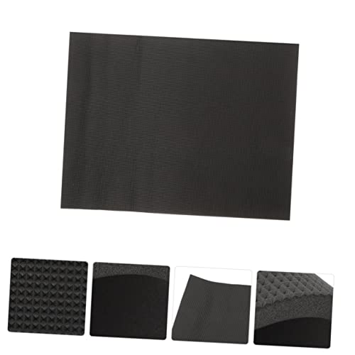 Mikikit Tank Pad Large Snake Pads Turtle Tanks Aquarium Tortoise Habitat Accessories Fish Tank Gecko Tank Terrarium Mat Animals Non-Slip Back Pad Cat Tank Non-Slip Pad Black Cotton