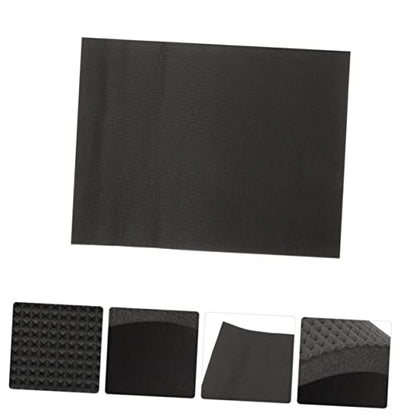 Mikikit Tank Pad Large Snake Pads Turtle Tanks Aquarium Tortoise Habitat Accessories Fish Tank Gecko Tank Terrarium Mat Animals Non-Slip Back Pad Cat Tank Non-Slip Pad Black Cotton