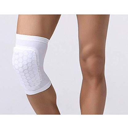 PISIQI Compression Collision Avoidance Knee Sleeve - color: White, size: XX-Large