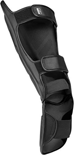 Hayabusa T3 Striking Shinguards - Men and Women | MMA Protection, Muay Thai Kickboxing, Sparring Pads, Martial Arts Gear, Adjustable Straps, Impact Padding, Elastic Fit - color: Black, size: Large