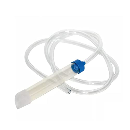 Kisangel Aquarium Gravel Pump Fish Tank Water Changer Easy Install PVC Ideal for Small Tanks