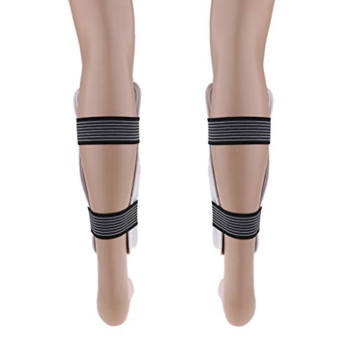 DYNWAVE Professional MMA Sparring Gear Shin Leg Guard for Martial Arts Kickboxing Karate, Universal for Men Women Youth, White, - size: Small