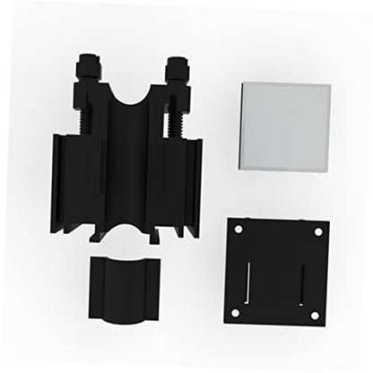 LIOOBO Multifunctional Acrylic Pipe Holder for Fish Tanks Water Filter Holder Clip Easy to Install Space-Saving Design Black