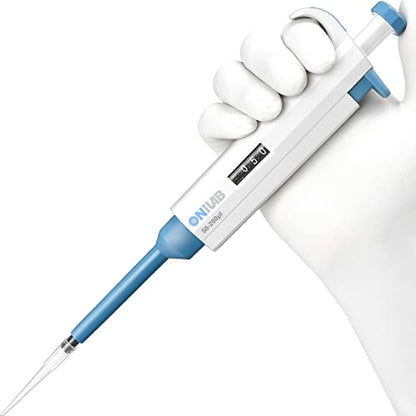 ONiLAB Lab Micropipette, Adjustable Volume Single Channel Pipettors,50-200ul, - style: 50-200ul
