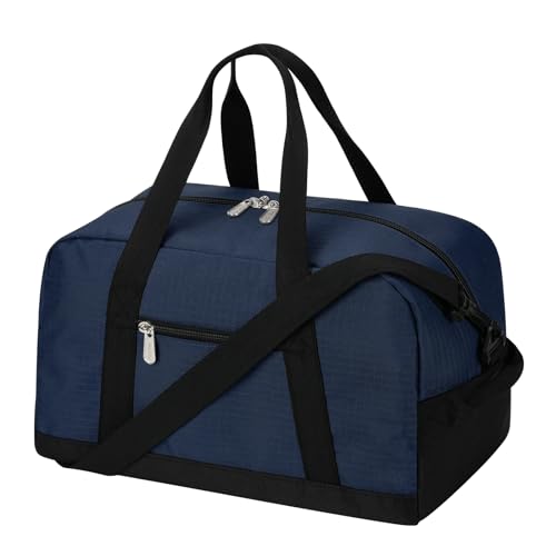 Apenze Small Gym Bag 14 inch Duffel Bag - color: Navy Blue