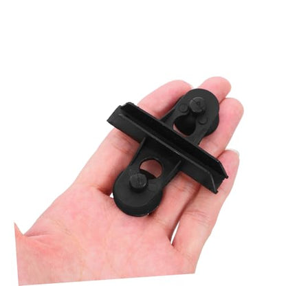 BESPORTBLE 10pcs Aquarium Divider Clips Cups Versatile Fish Tank Isolation Holders for Securing Dividers Tubing Decorations Easy Installation and Secure Grip Black Plastic Design