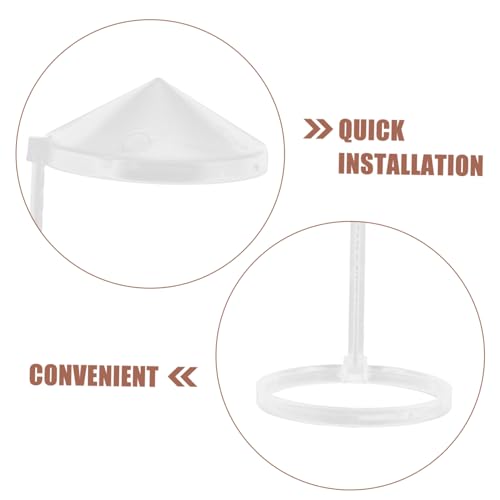 CHILDWEET 5pcs Portable Humidifier Splash Guard Set Waterproof Plastic Cover for Small Air Humidifiers for Fish Tanks and Ponds Prevents Water Splashing
